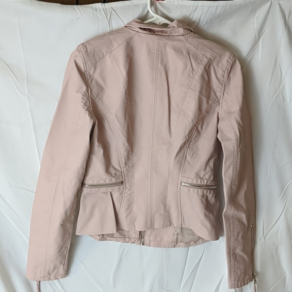 Vegan leather Blanck NYC pink coat nwt size medium - Picture 2 of 8